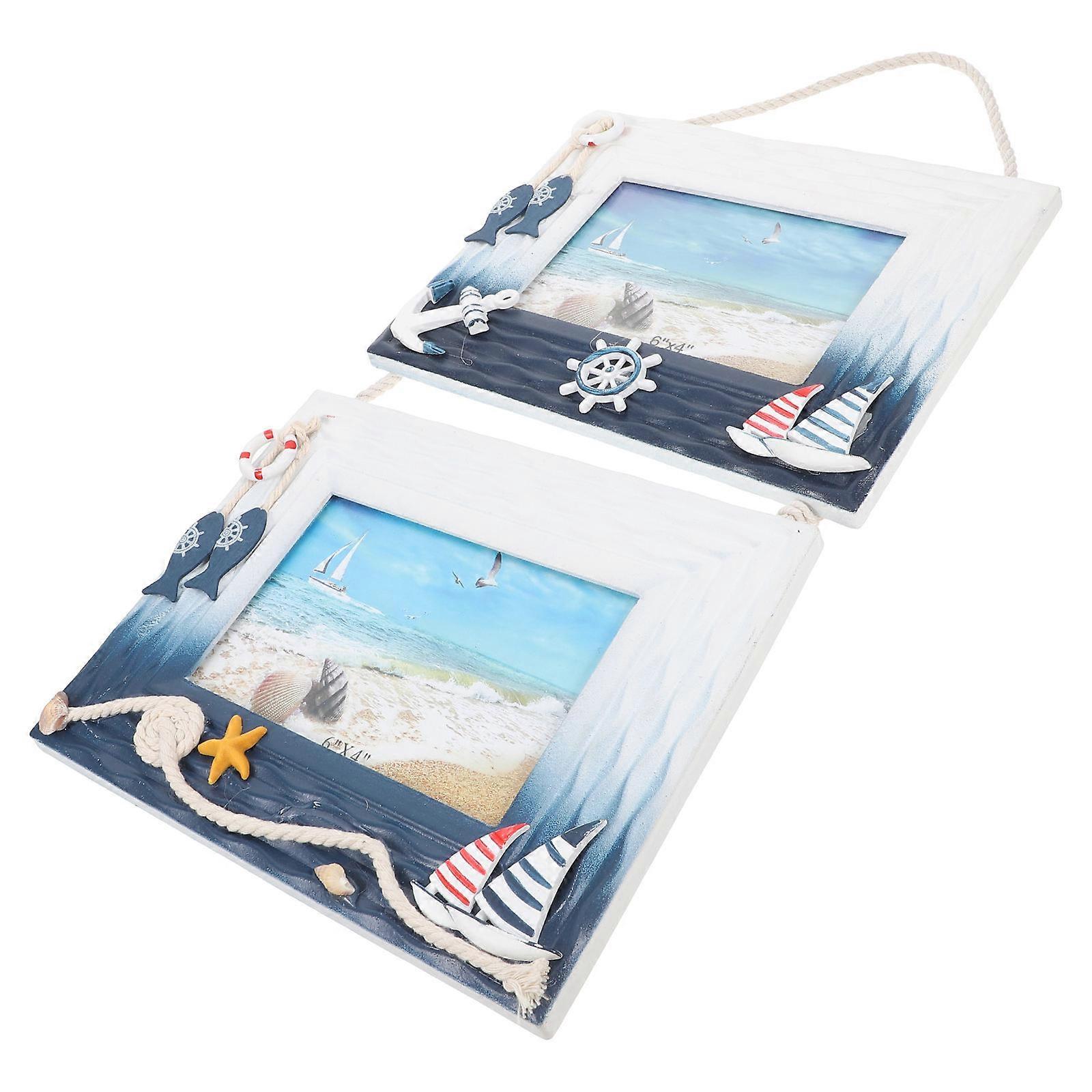 Mediterranean Style Wall Picture Frame for Hanging Decor 1 Piece