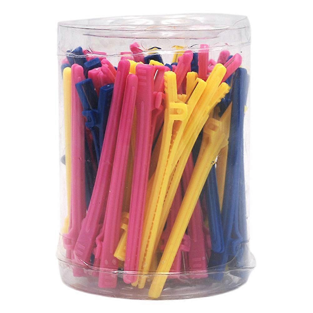 Sectioning Hair Clips for Women Large Duckbill Clips Styling Aid Assorted Color 7x1.5x0.5cm 50Pcs