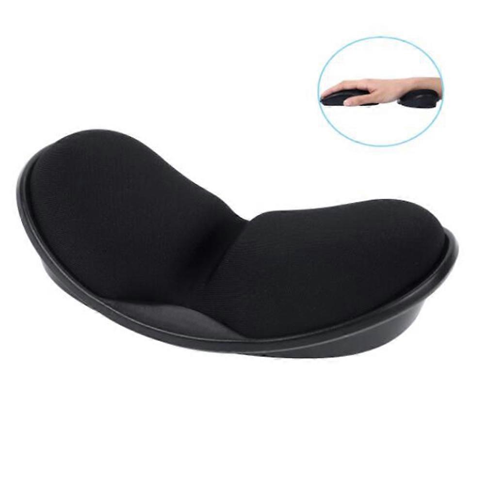Memory Foam Mouse Pad with Wrist Support, Slip Resistant Gaming Mat for Comfortable Computer Use at Home or Office