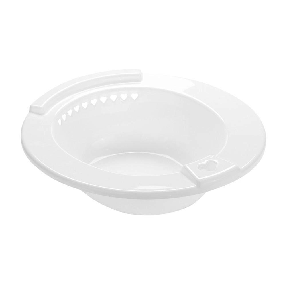 Sitz Bath Toilet Portable Sitz Bath for Toilet Hip Bath for Pregnant Women White 38x36x11cm Water Level Control 1Pcs