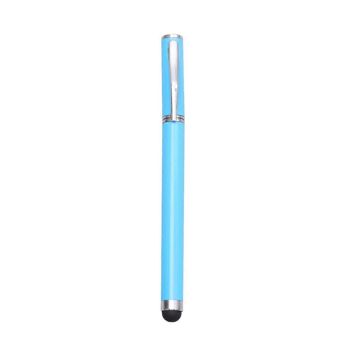 Touch Screen Stylus Metal Capacitive Pen For Phone Panel Computer Daily Use Sky-Blue 12x0.9x0.9 Cm 1Pack