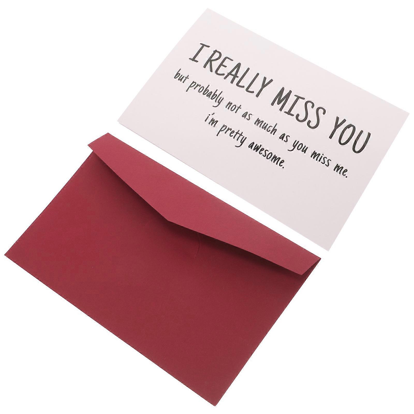 Greeting Cards Set Party Writable Card Supplies Assorted Color 21 00X13 70X0 10cm Paper Material For 1Set
