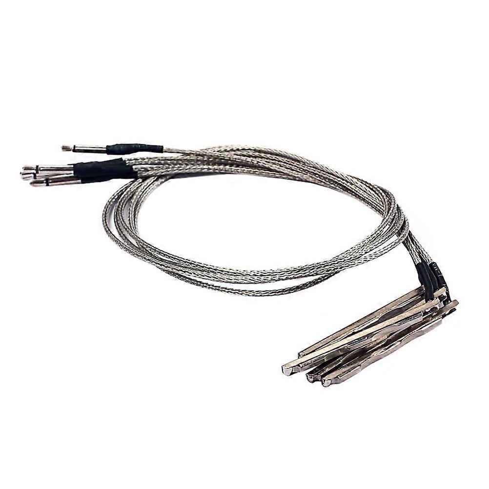 シガーボックスとアコースティックギター用のピエゾピックアップロッドバー5本 – まろやかなサウンド、ミュージシャンと学習者のための簡単な取り付け