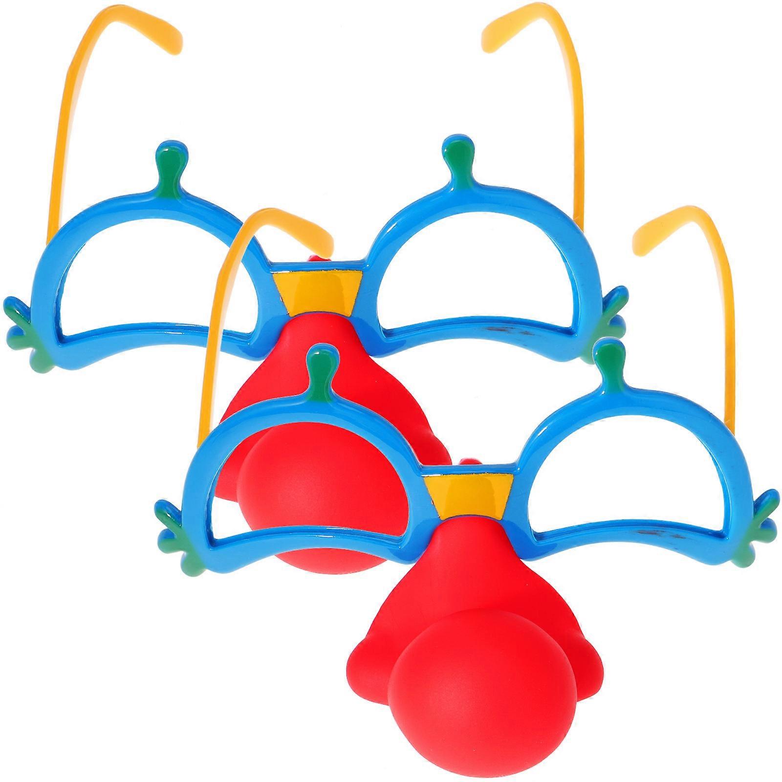 Party Funny Eyewear Clown Design Cosplay PC Material 2Pcs