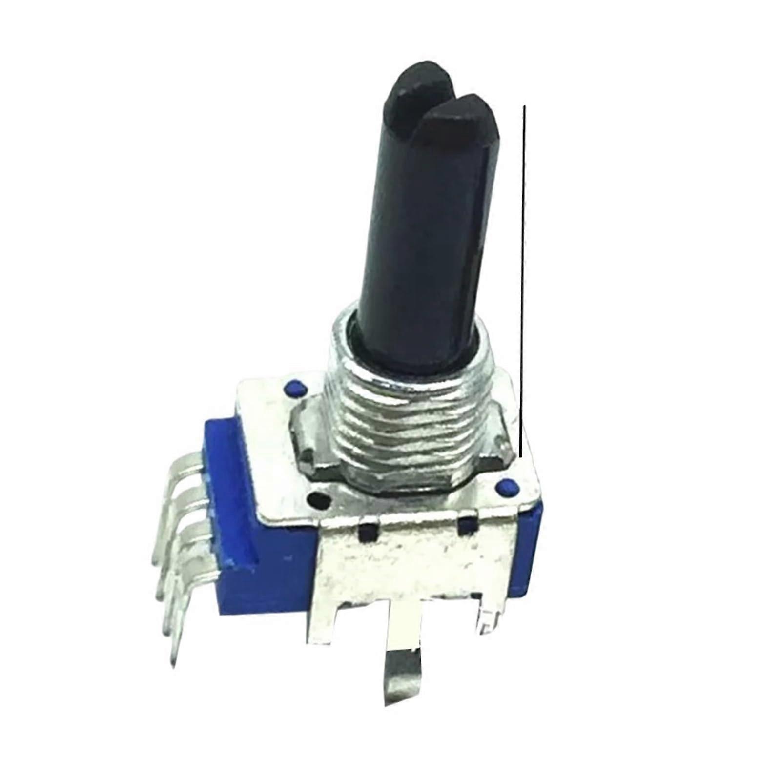 RK11 Potentiometer 4-Pin, 18mm, Half-Shaft, 5Pcs Pack, B1K B5K B10K B50K B100K B250K, Organ Audio Volume Control