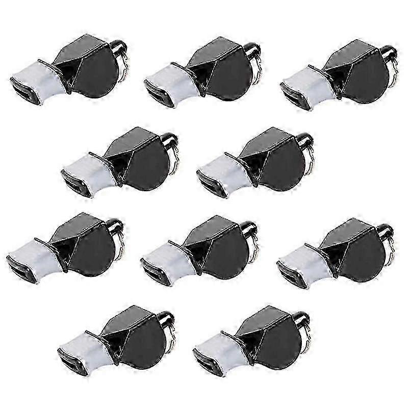 10 Pcs Professional Whistle Soccer Basketball Referee Whistle Plastic whistle