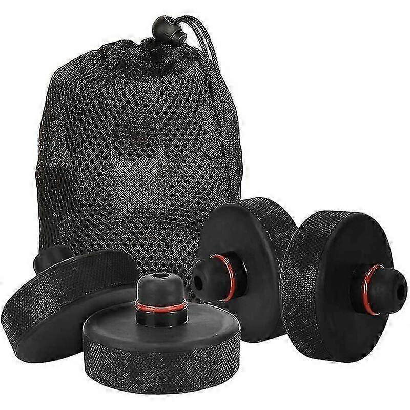 Rubber Block Compatible with Tesla Model 3, 4 Pieces Jack Pad Rubber Block, Hydraulic Buffer Jack, Rubber Jack for Tesla Model 3 with Storage Bag