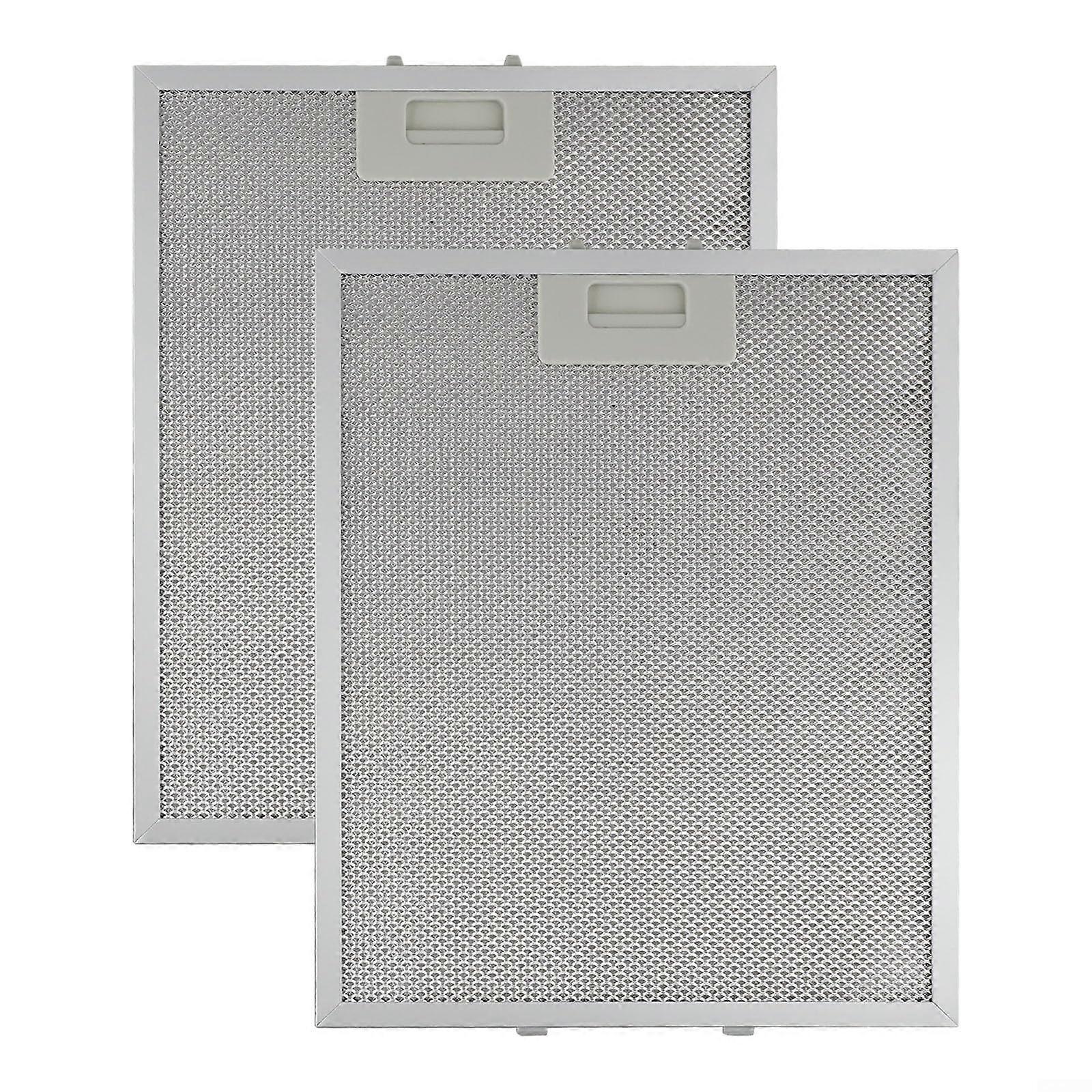 用于更换抽油烟机的铝制油脂过滤器，280 x 350 x 9 毫米，2 件用于抽油烟机