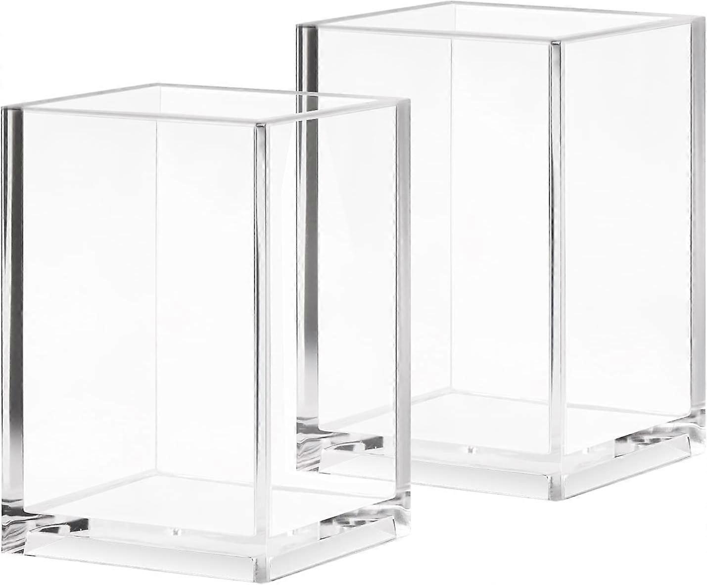 1 piece acrylic pen holder, suitable for desks, schools