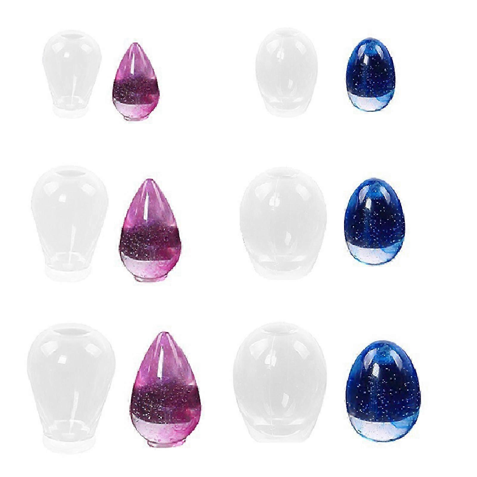 DIY Crystal Dropper Glue Silicone Mold Set Smooth and Realistic Crafts Creating Mold for Home Studio and Exhibitions
