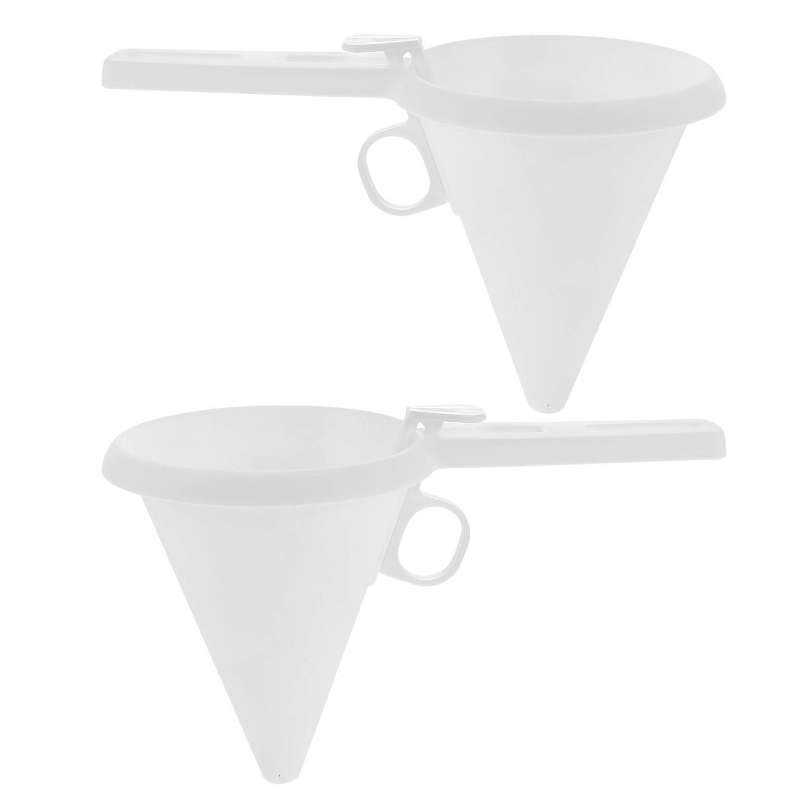 Handheld Chocolate Icing Funnel Baking Tool Household Users Simple Design 21X11.5X13.5CM Pastry Batter Dispensing 2Pcs