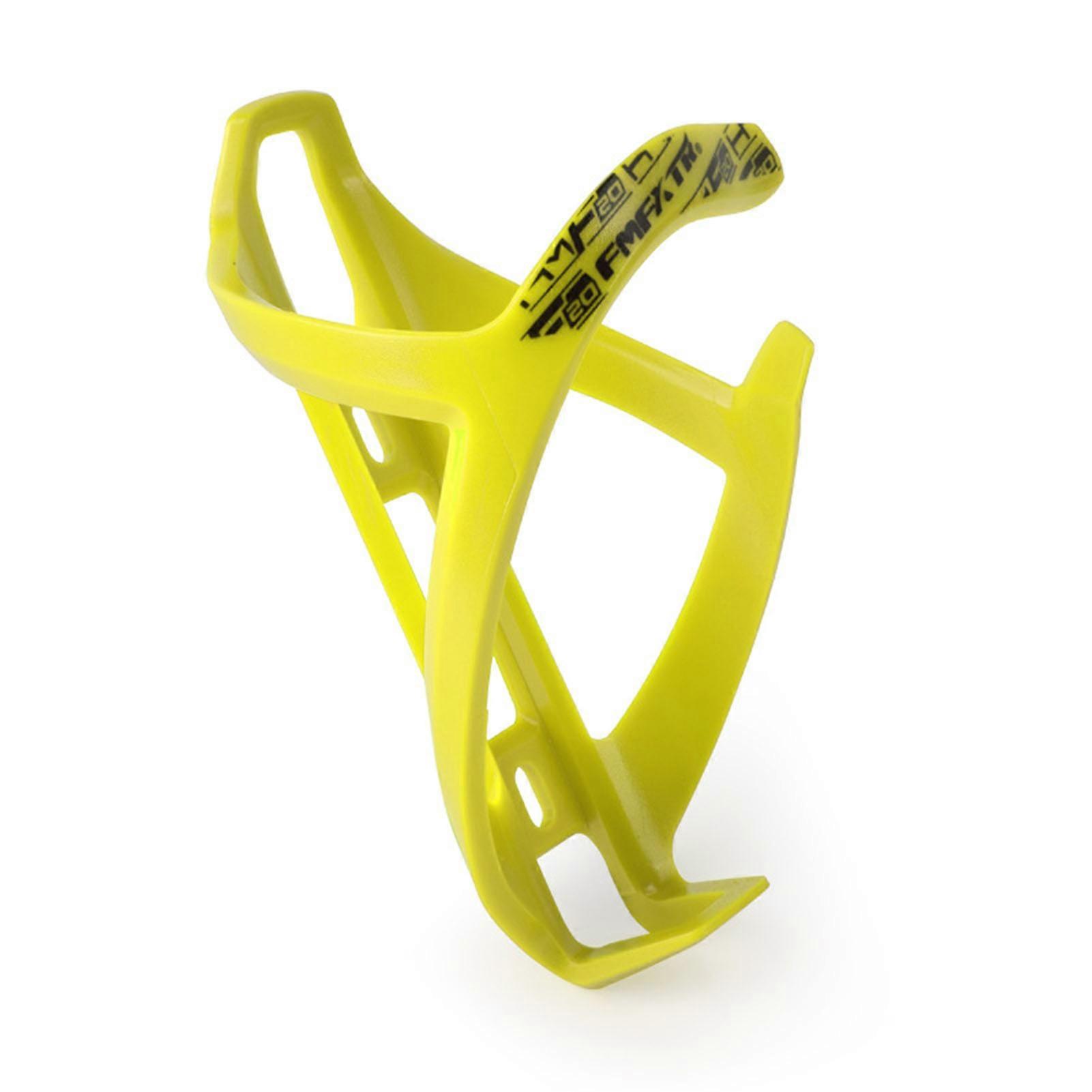 Porte-bidon pour vélo, support stable, sûr, écologique, ultraléger, en PC, pour cyclisme en extérieur, jaune fluo