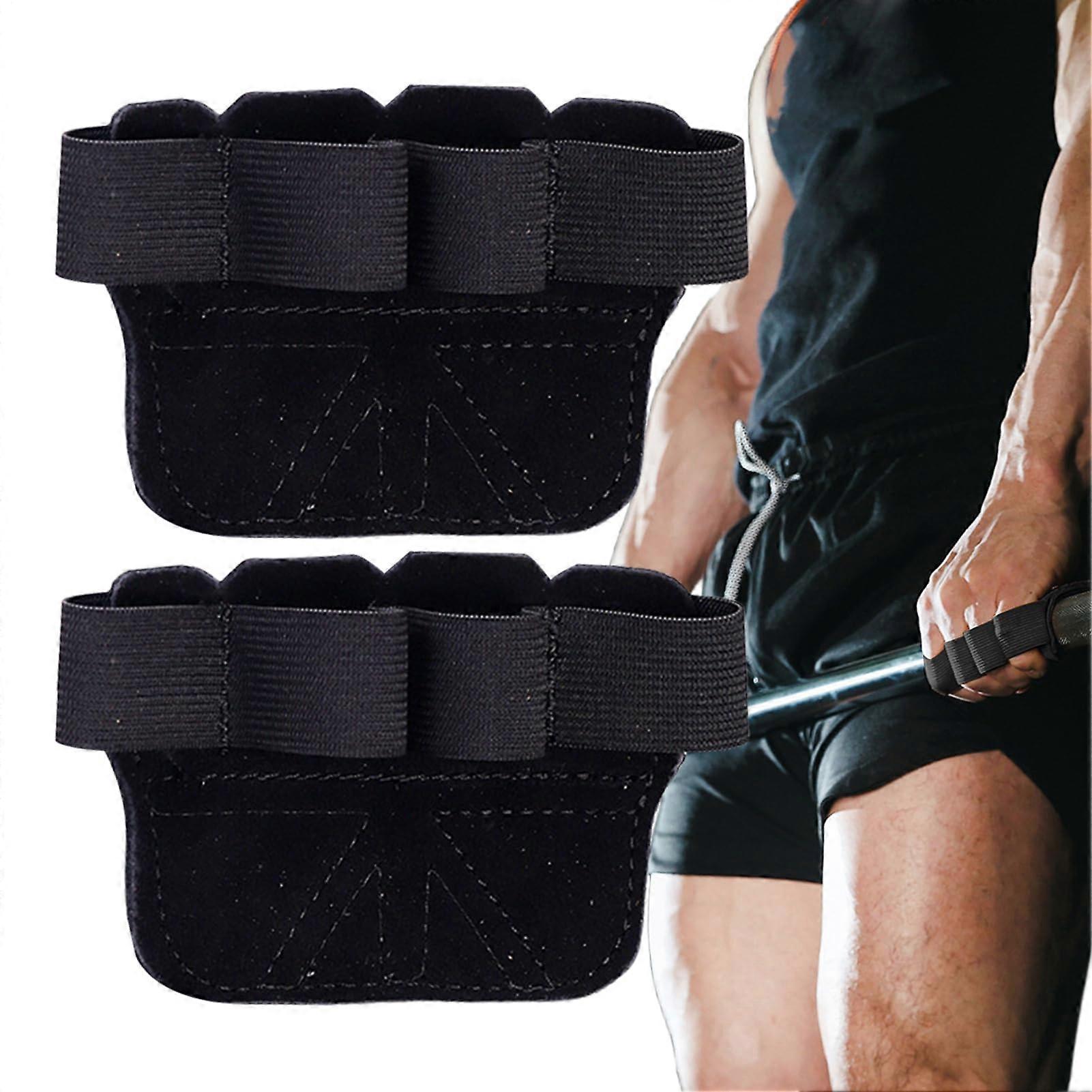 Pull Up Gloves Four Finger Training Pads for Grip Protection in the Gym