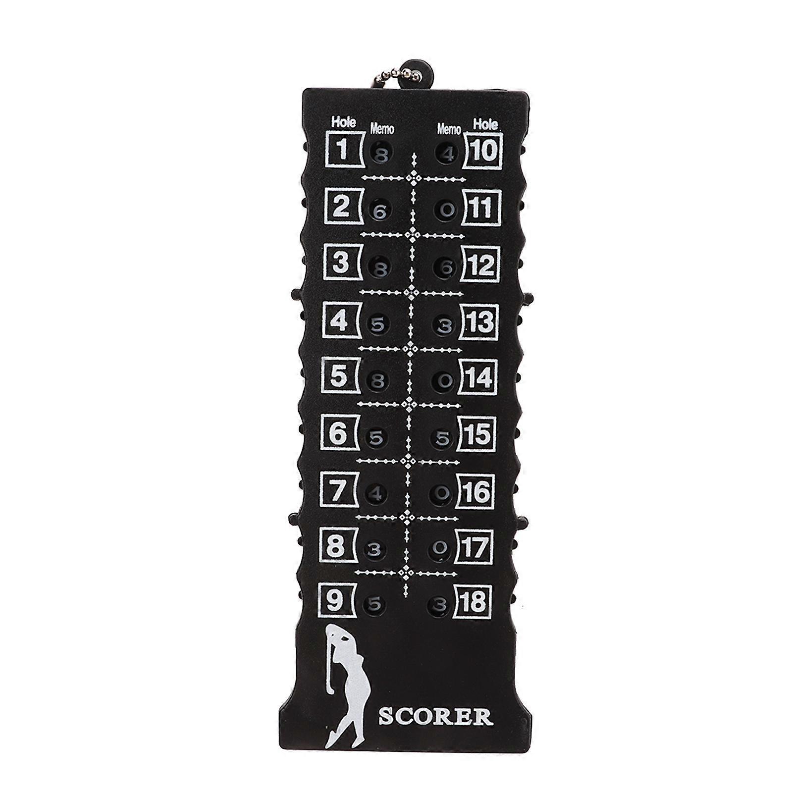 ABS Plastic Golf Stroke Counter, 18 Holes, Accurate and Intuitive, for Competition