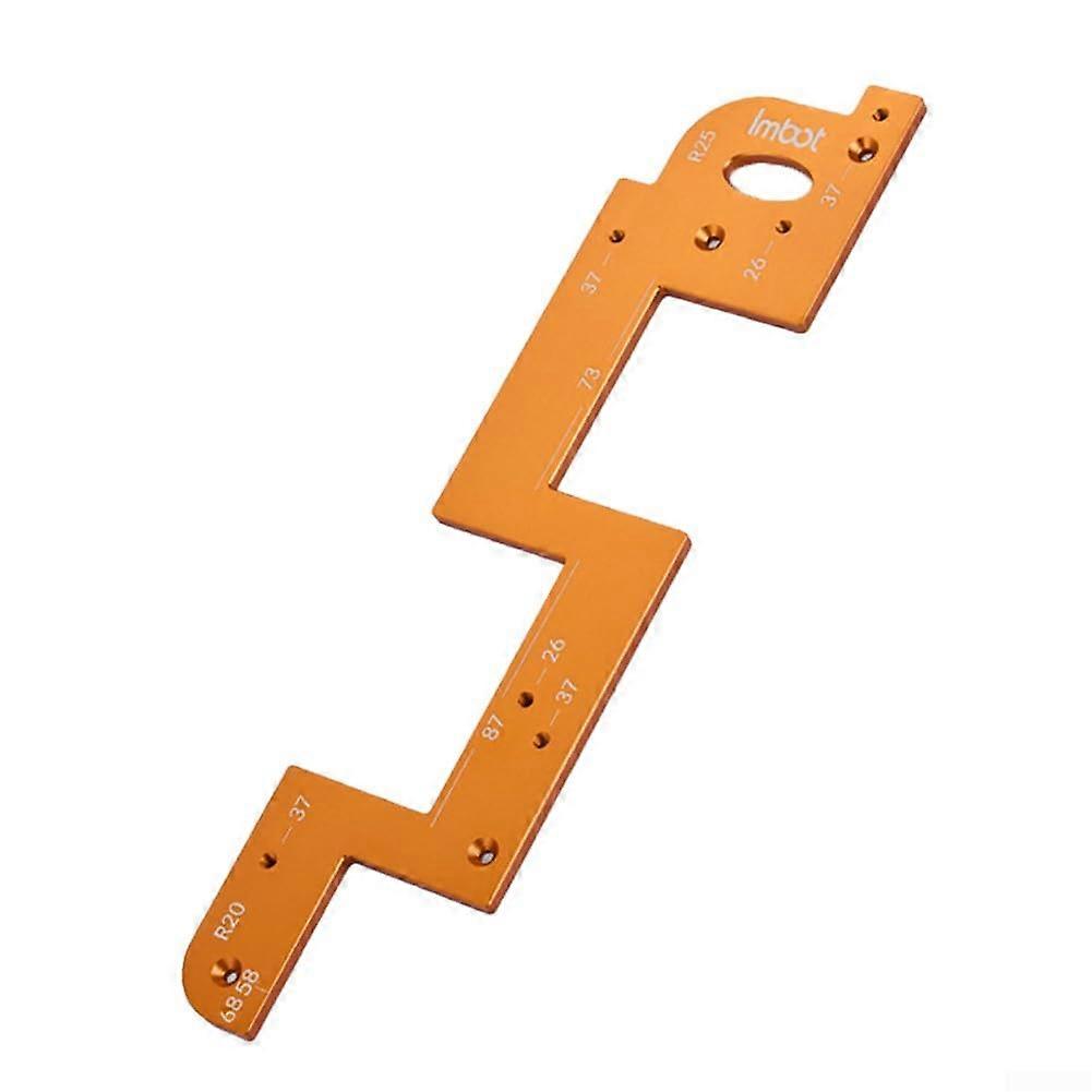 Aluminum template for professional cabinet handle installation, suitable for various scenarios