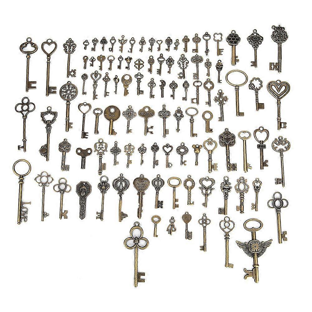 2025 Latest Model Bronze Key Decoration Vintage DIY Pendants Notebooks