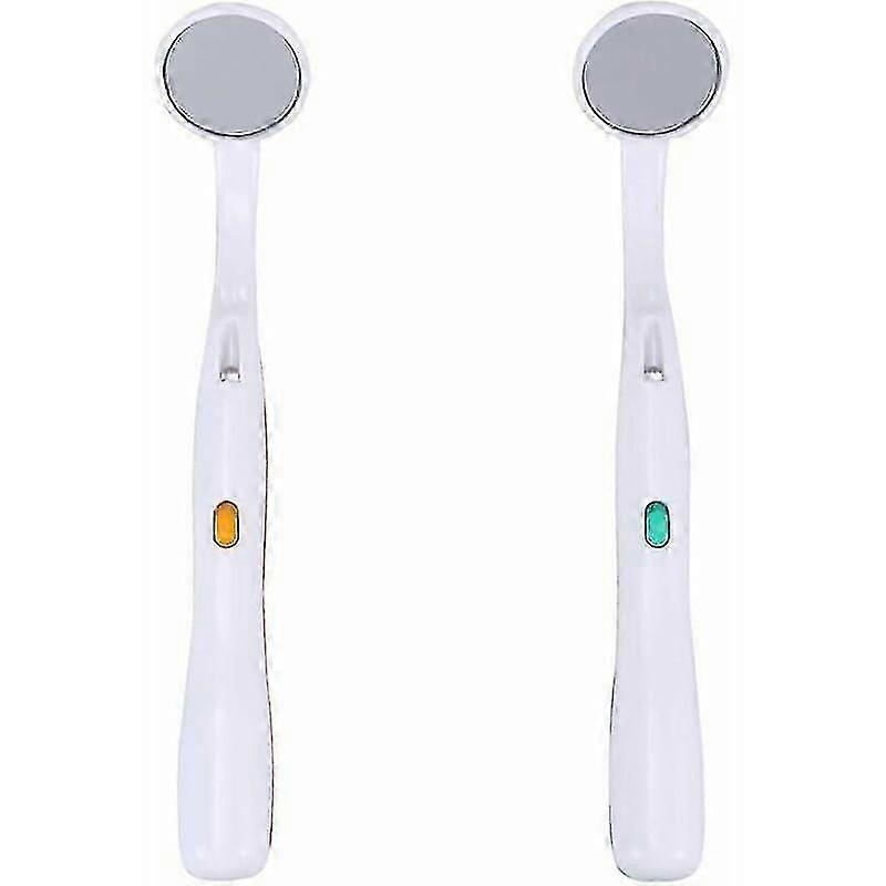 Bright Dental Mirror with Light, Anti Fog Mirror for Explicit Viewing in All Angles, Suitable for Hard-to-Reach Areas, LED Lighted Oral Care Tool for