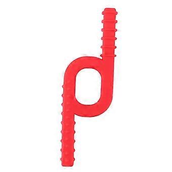 Sensory Chew Toy P Shape Silicone Teething Sticks Oral Motor