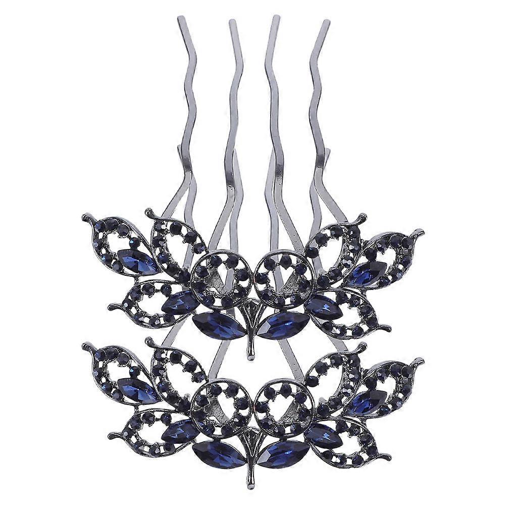 Here's a polished and engaging product description for your **2pcs Rhinestone Bridal Hair Combs**:
✨ **2pcs Rhinestone Bridal Hair Combs –