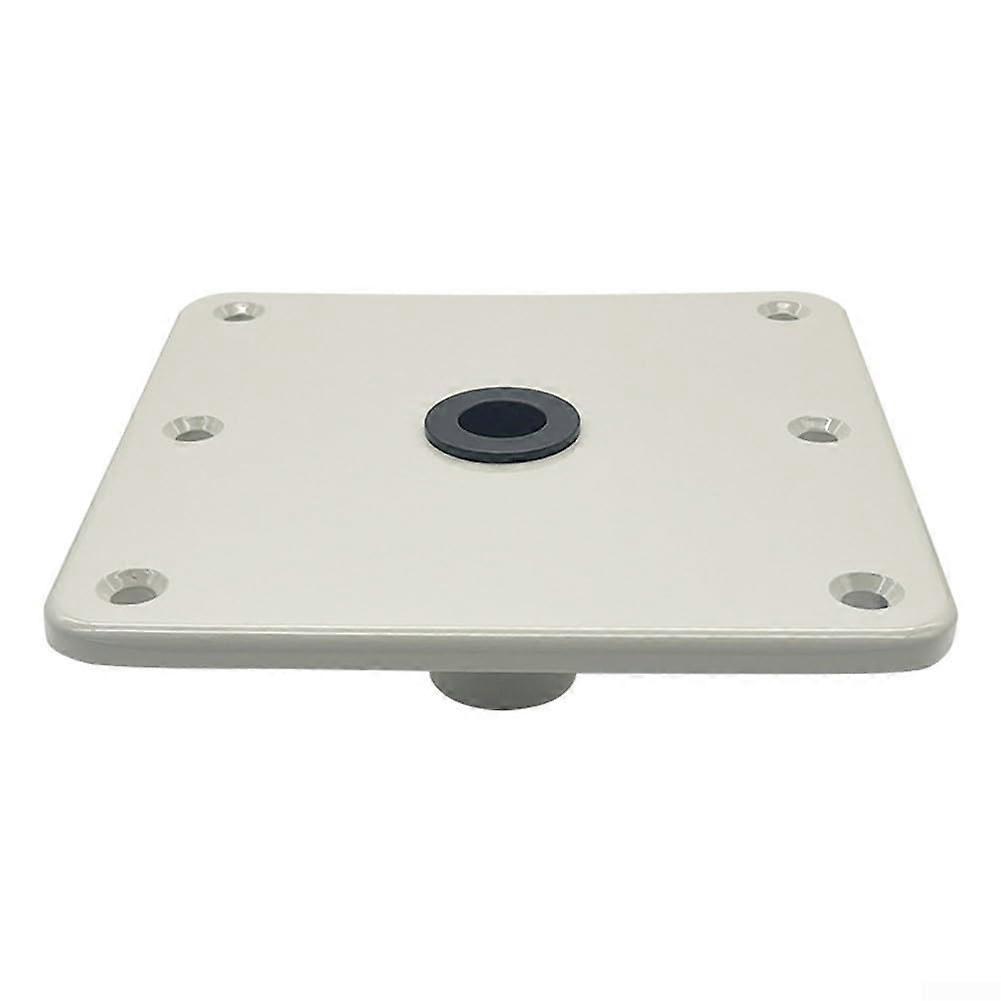 Stable aluminum base for boat seats with 34 connecting pieces for stability.