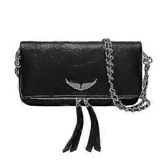 Zadig&Voltaire Quiltet Læder Crossbody Taske med Kæderem til Kvinder