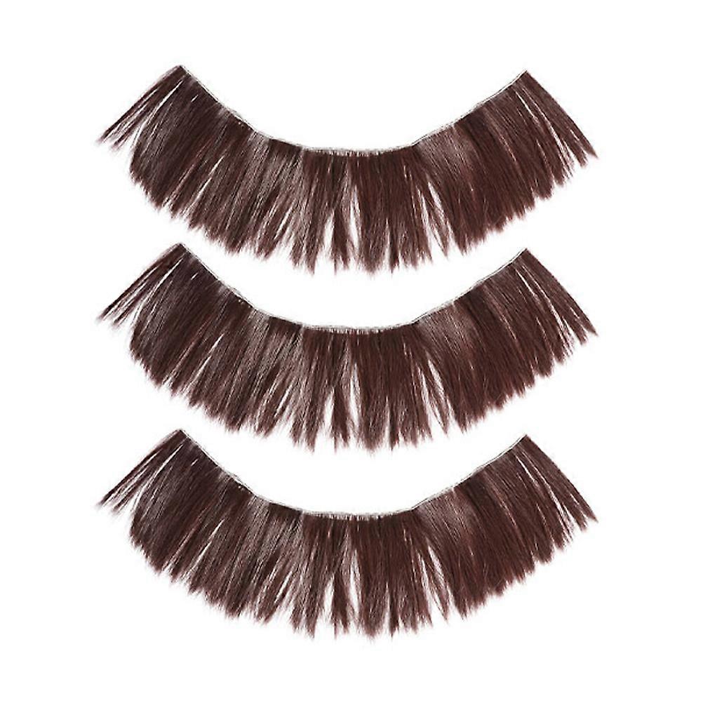 3pcs DIY Doll Wig Hairpieces for Craft Supplies – Stylish, Durable, and Curlable Handmade Hair Accessories for Doll Head Styling