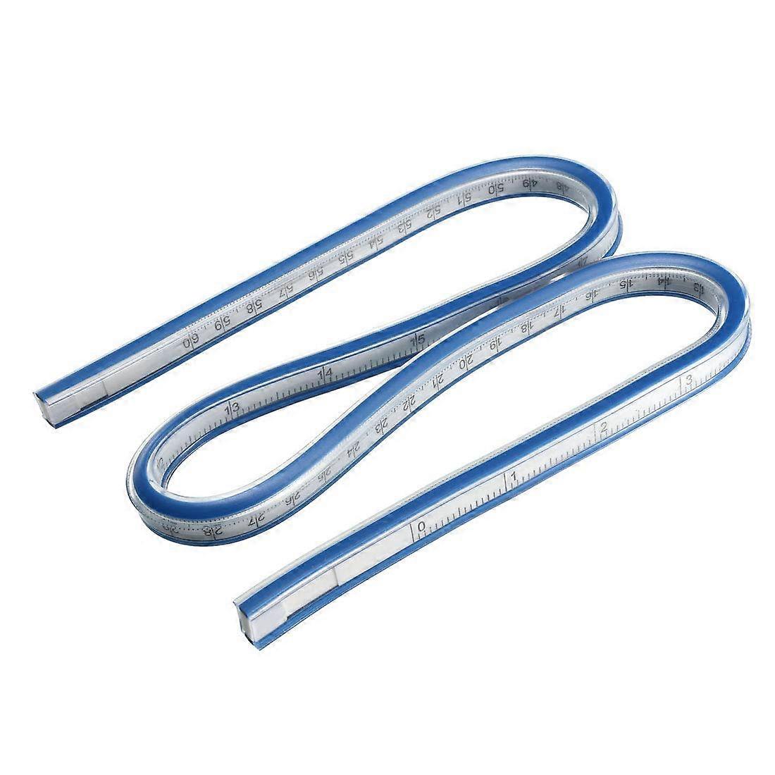 24" Flexible Ruler 60cm for Technical Drawing and Graphic Design - Bendable Measuring Tool for Artists and Architects