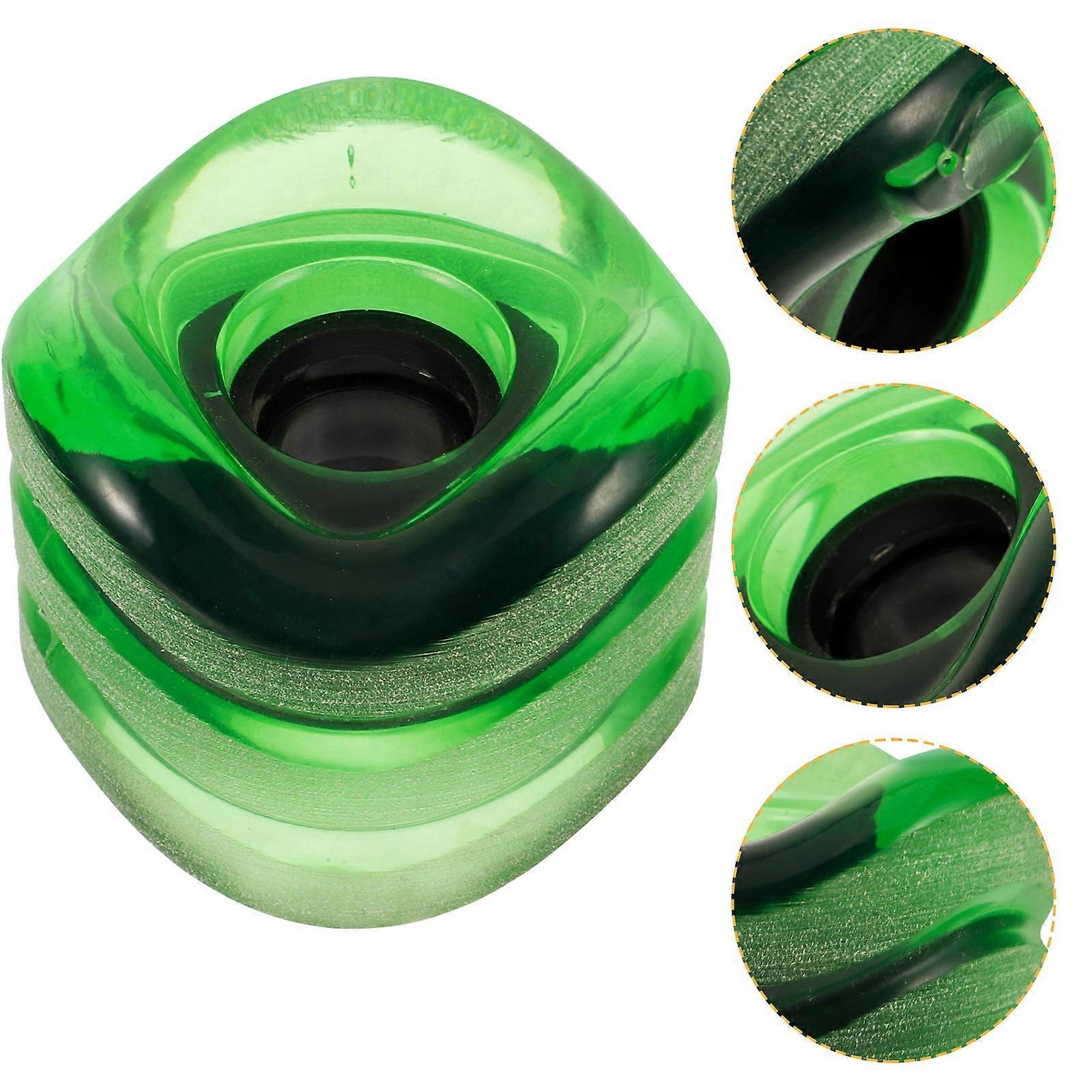 Shaped Skateboard Wheel Versatile Riding Styles Imported 2.6X2.6X2.2In Control 1 Pair