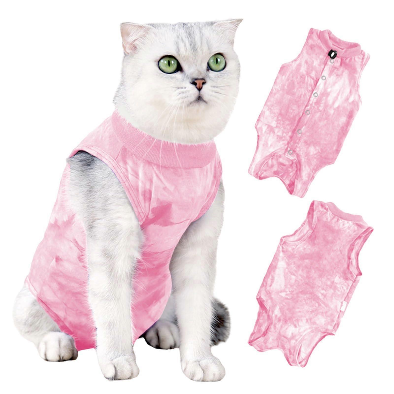 Cat Bodysuit After Surgery for Cats - Soft One-Piece Recovery Suit for Spayed Kittens, Size S, Comfortable Fabric