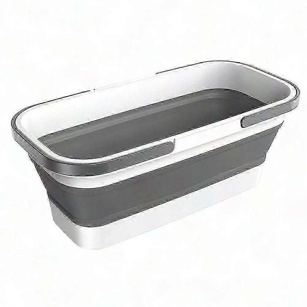 Rectangular Folding Bucket for Home Cleaning and Storage Portable Multi-Purpose Single Mop Container