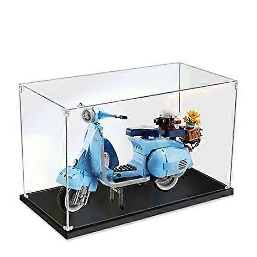 Acrylic Display Case for Lego 10298 Vespa 125, Dustproof and Compatible Model Display, Clear Protection Case for Collectors