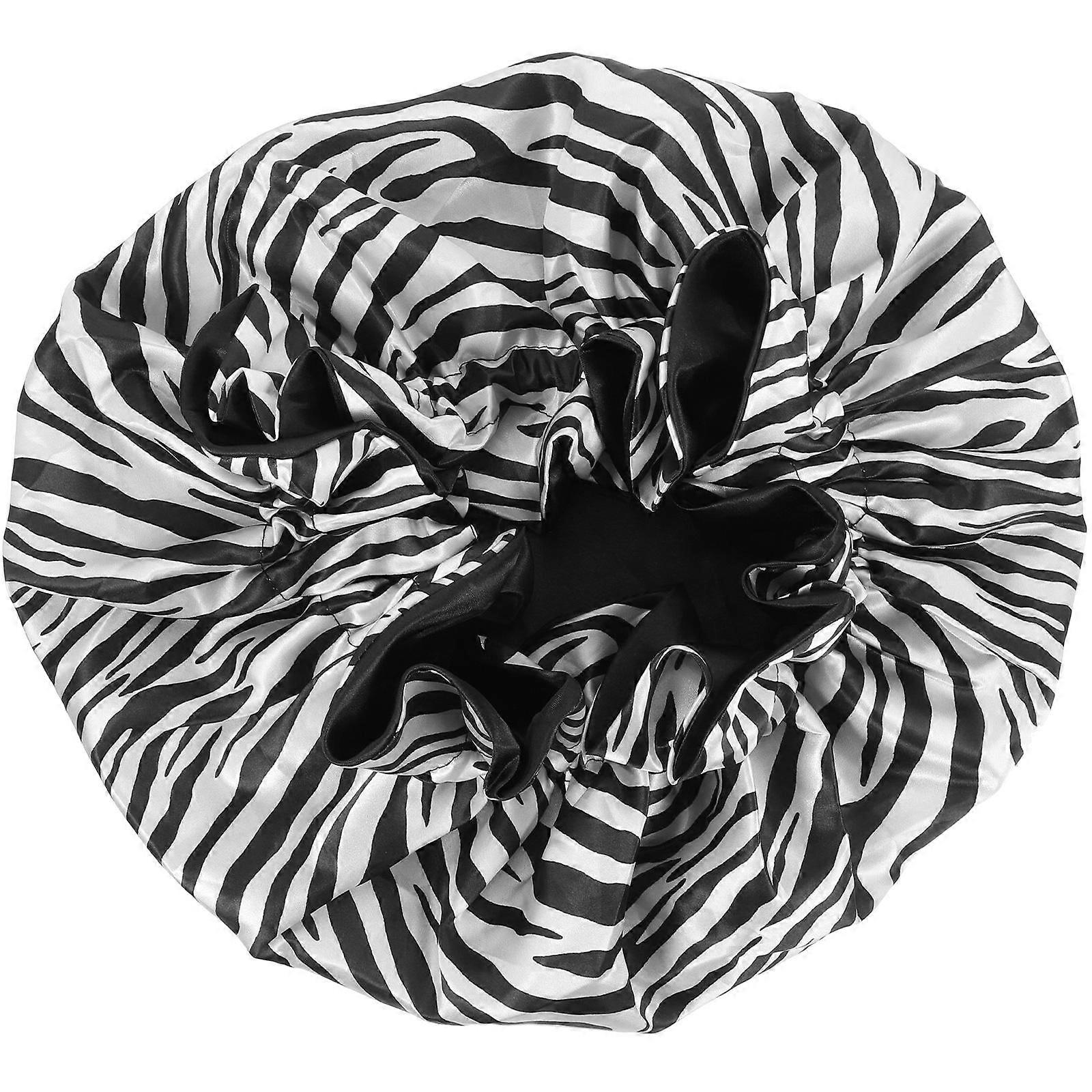 Bedtime Hat Polyester Sleep Hat Stylish Double Layer for Housework 1Set