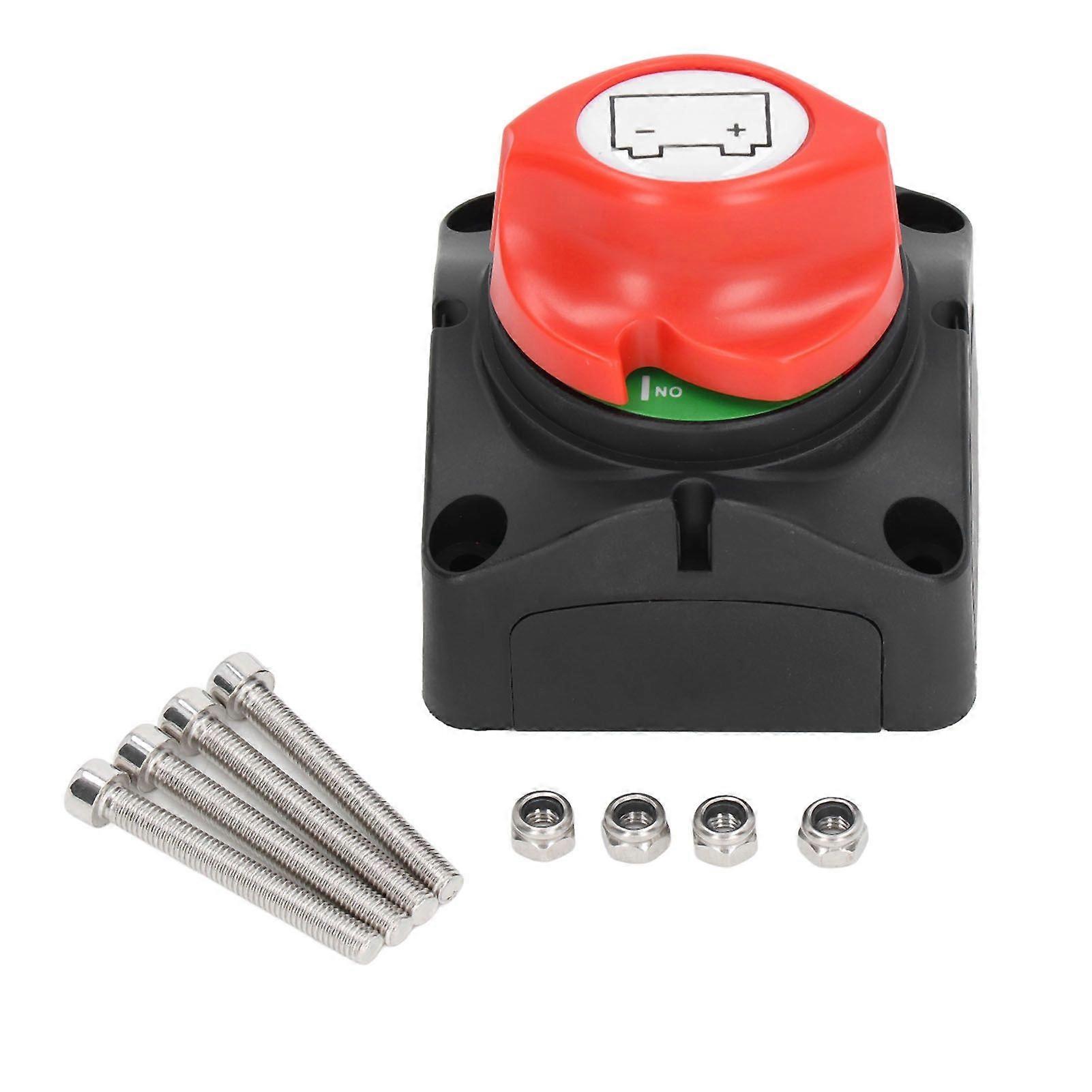 12?36V 275A Battery Disconnect Switch On Off 2 Positions Power Cut Off Isolator for Car Vehicle RV ATV Boat