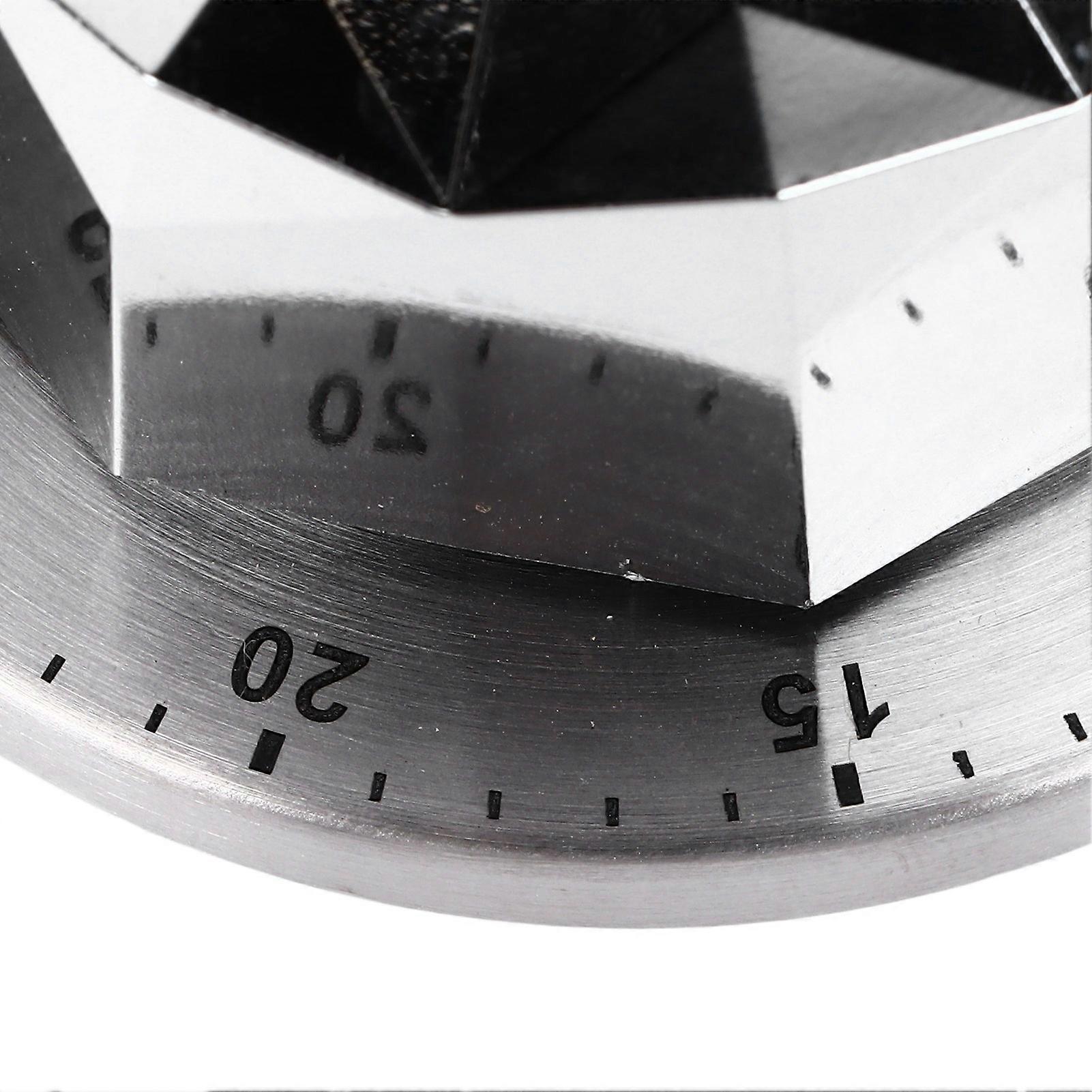 Kitchen Timer Chef Cooking Timer Clock with Loud Alarm Stainless Steel Countdown Reminder Countdown Reminder Silver