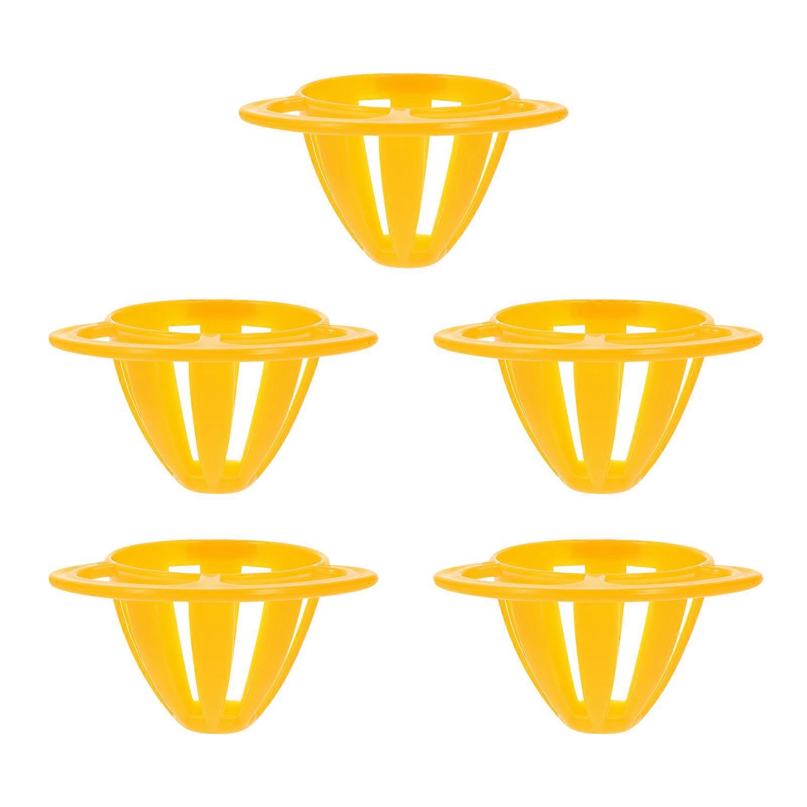 5pcs Durable Hanging Bird Feeder for Parrots, Budgerigars, Cockatiels – Easy Install Foraging Fruit & Vegetable Basket for Bird Cages