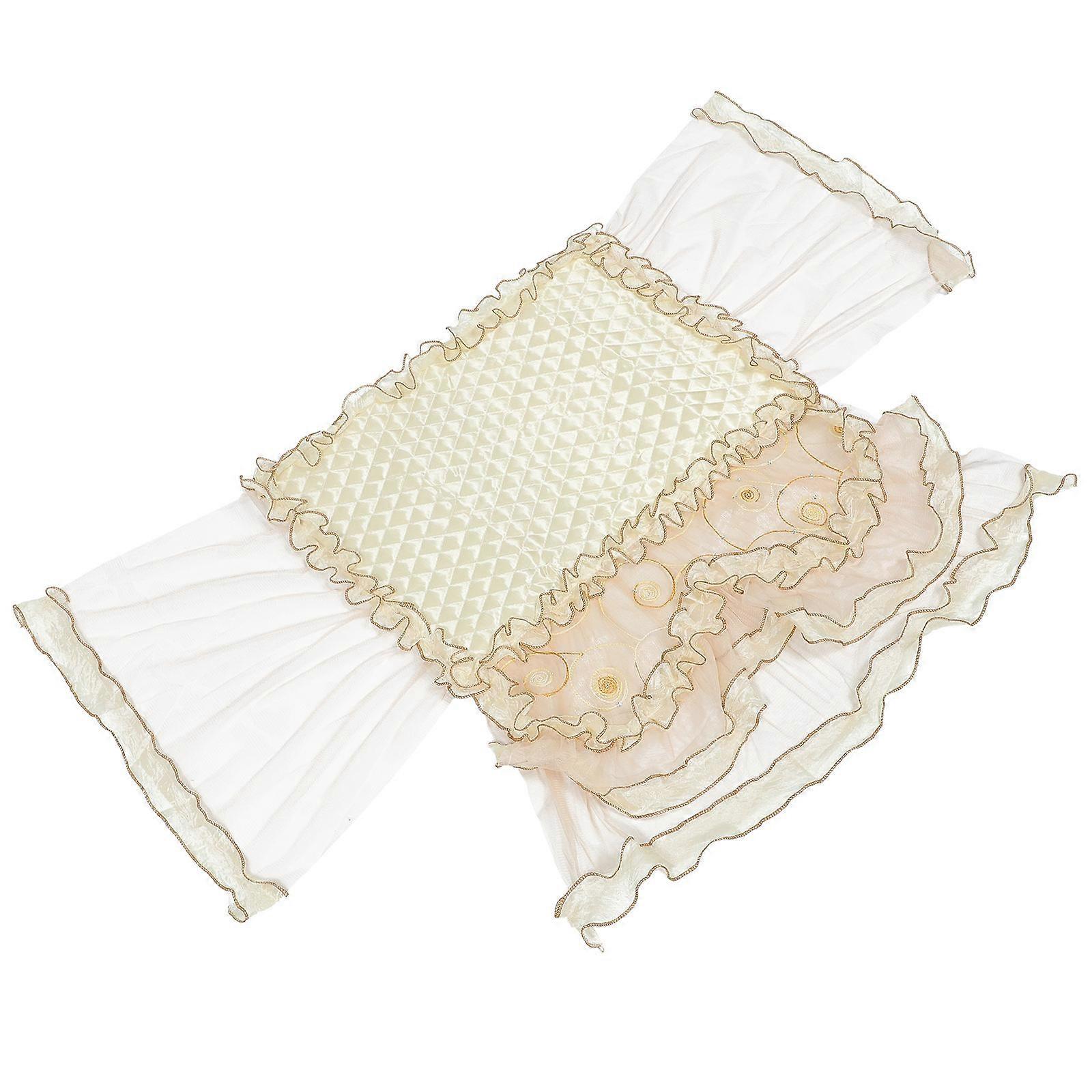 Microwave Cover for Oven Protection Made of Polyester Beige Color Easy to Use and Clean
