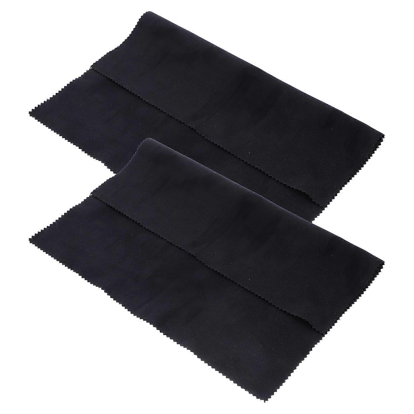 Microfibre Cleaning Cloths Polishing Fabric For Jewelry Silverware 30 X 30cm Deep Cleaning 2Set