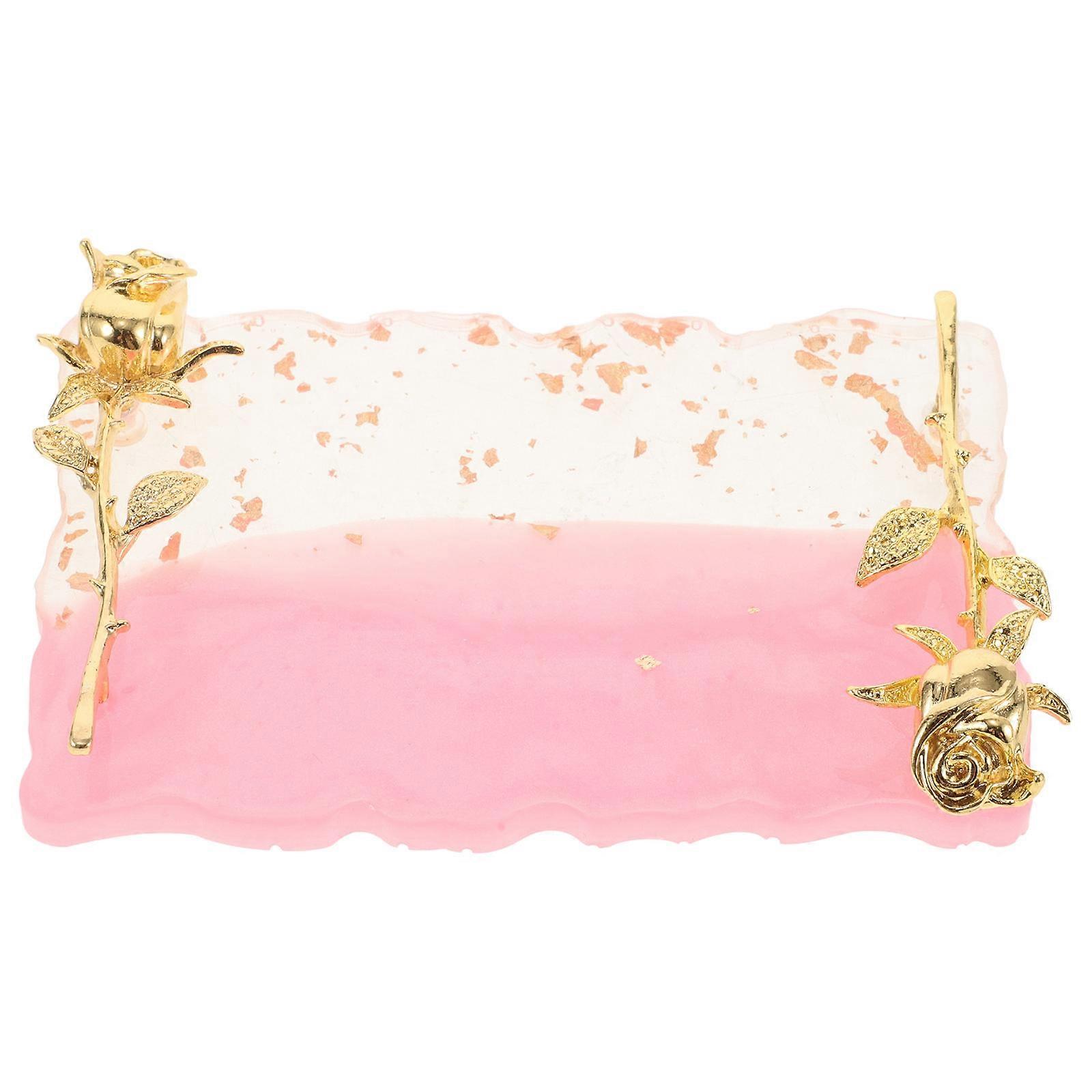 Vintage Style Nail Art Palette with Display Frame – Durable, Non Slip Mixing Plate for Professional & Personal Pigment Mixing