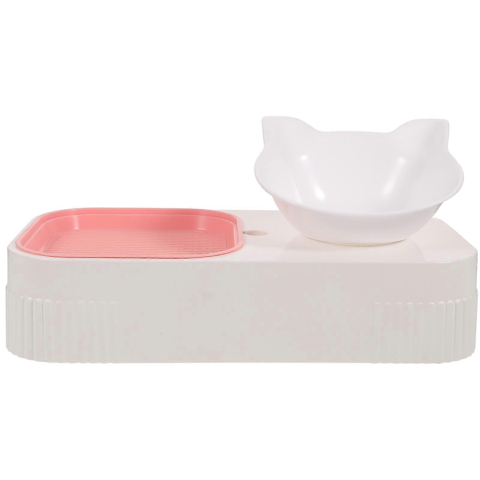 Multi functional Cat Food Serving Bowl Cat Food Plant Basket Automatic Pet Cat Feeder