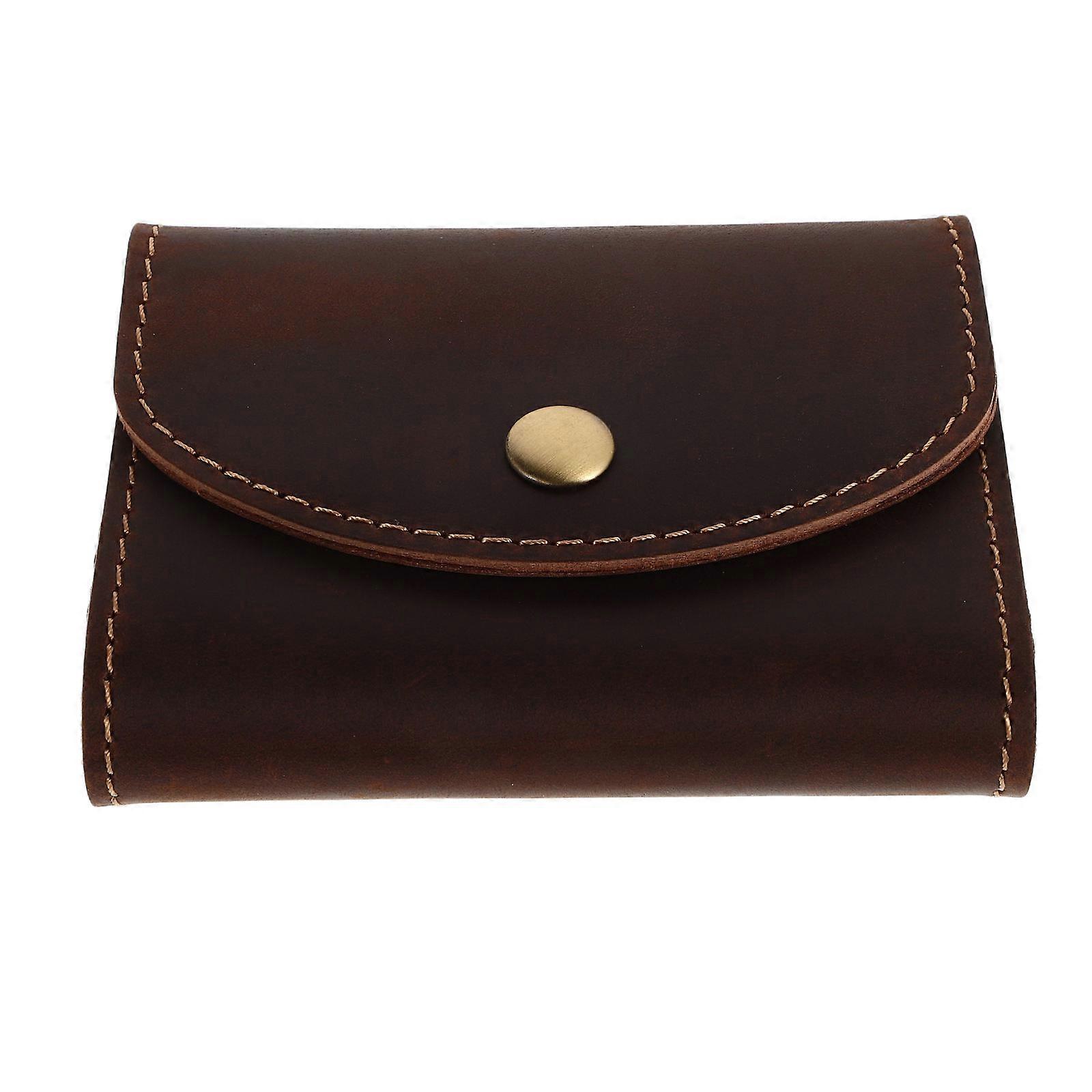 Card Holder For Men Slot Capacity Credit Card Organizer With Snap Closure