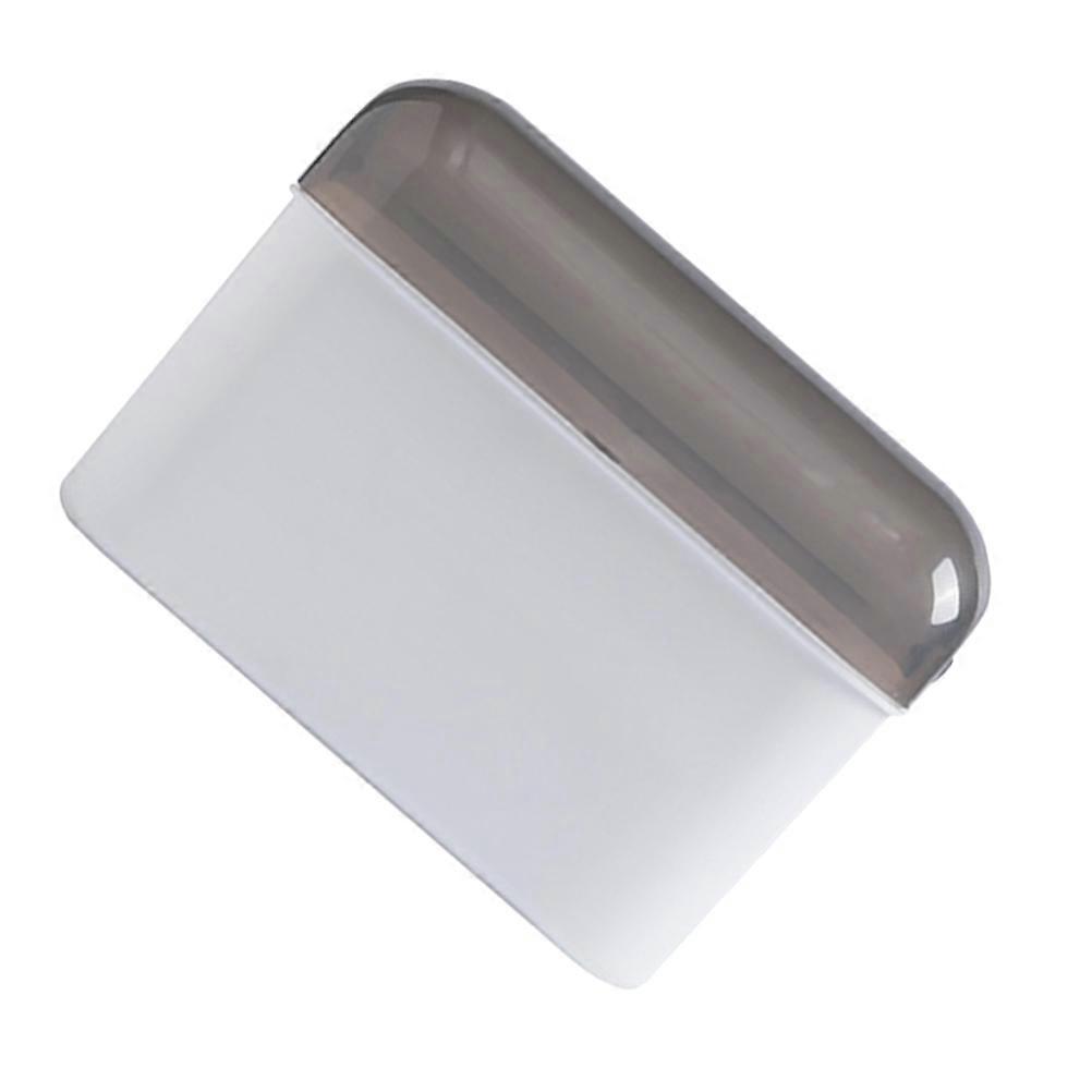 Wall Trash Bag Dispenser for Storage Use White Waterproof Dustproof PP Material Easy Access 7.8x4.3x11.8 Inches