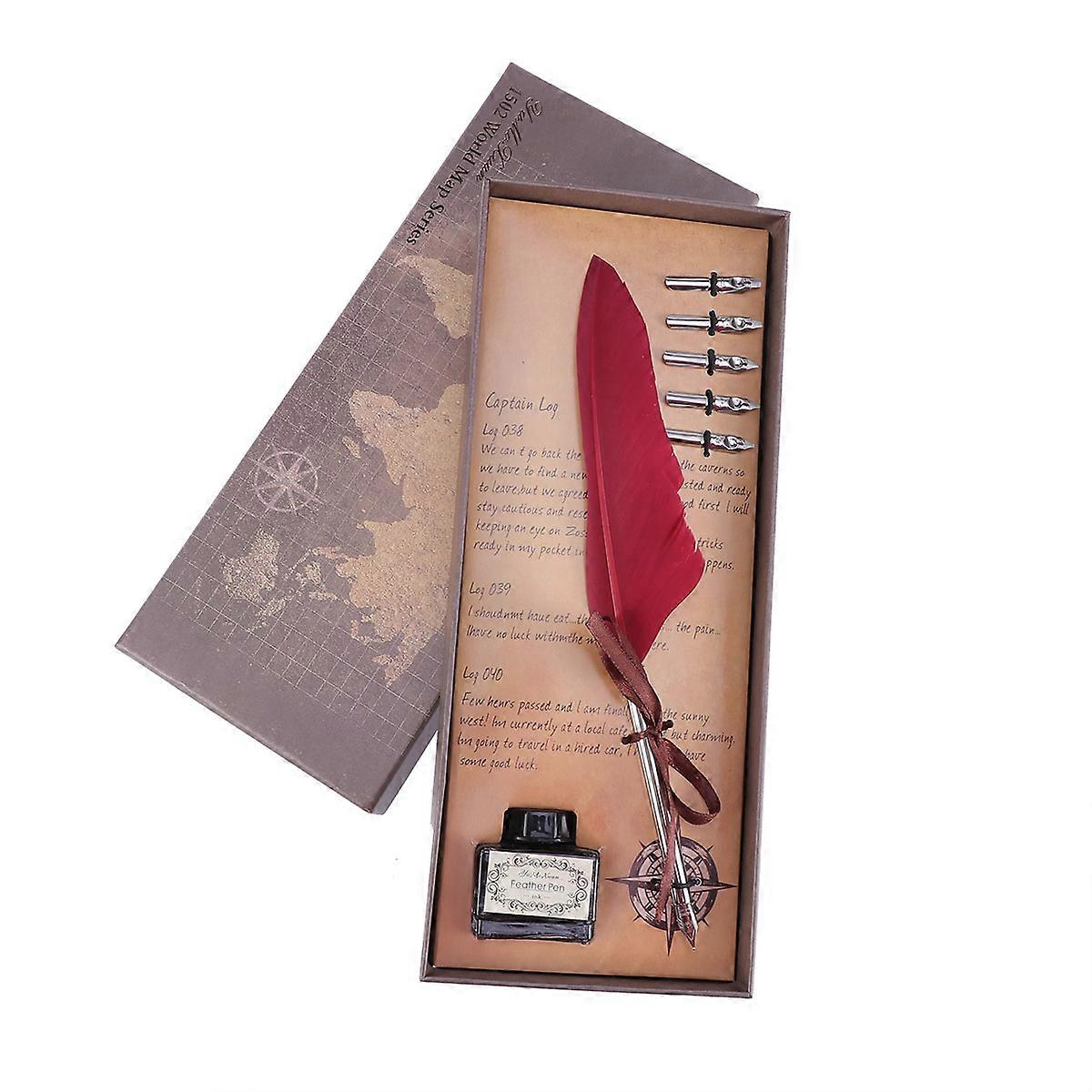 Decorative Pen Asymmetric Design For School Supply Made 1Set