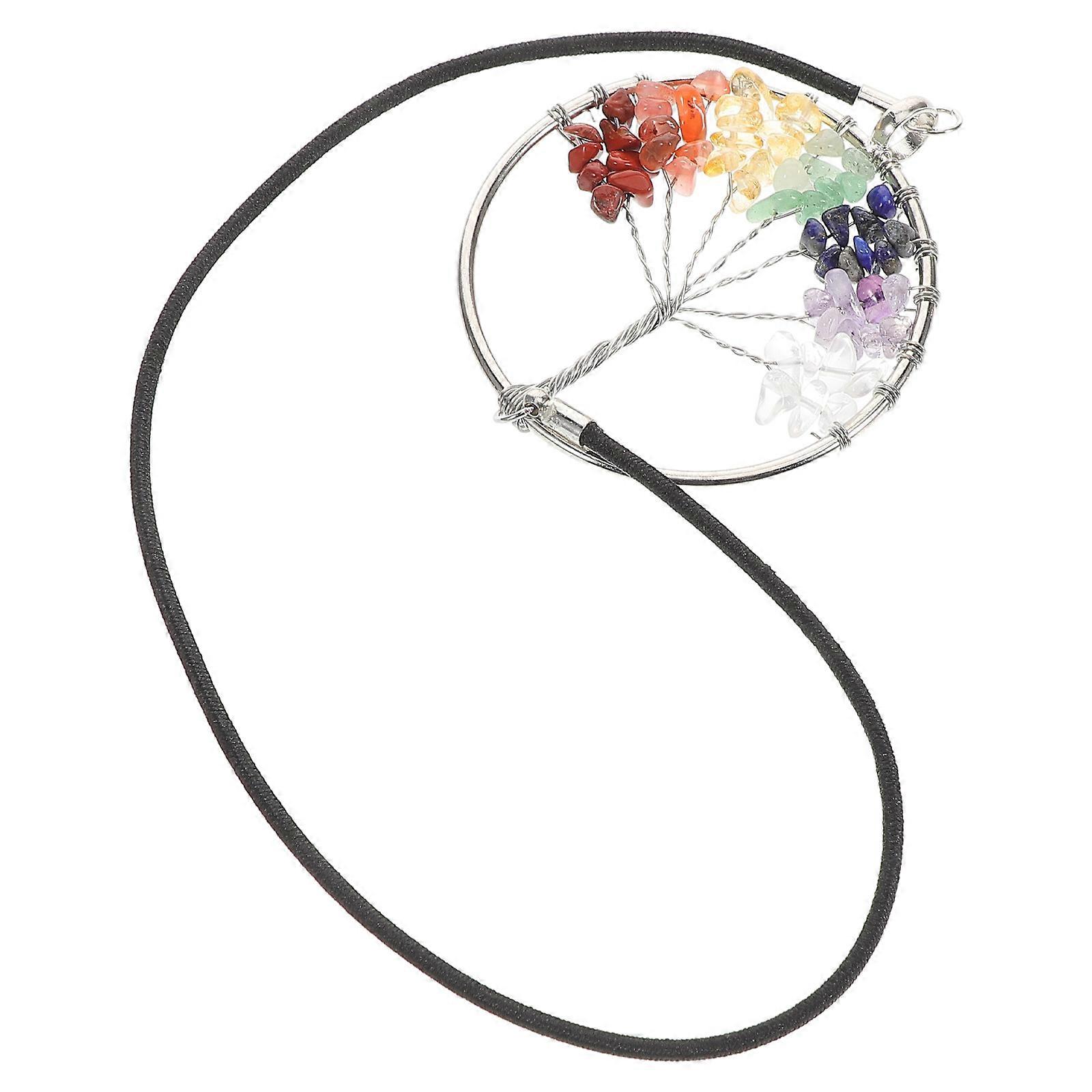 Handwoven Crystal Tree Bookmark with Elastic Rope Beads   Multi Use Design for Reading, Bracelets, and Hair Accessories   Unique Artisan Craft