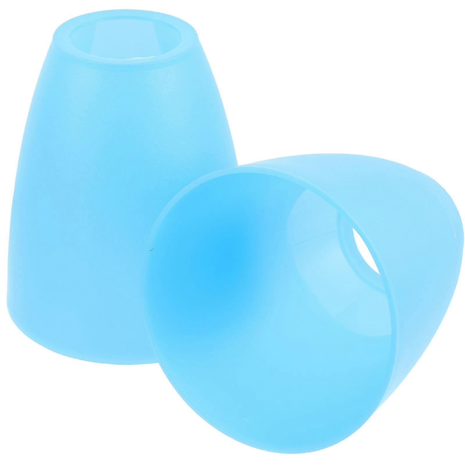2Set Mini Plastic Lampshade With Round Opening For Pendant And Desk Lamp Light Diffusion In Various Indoor Occasions