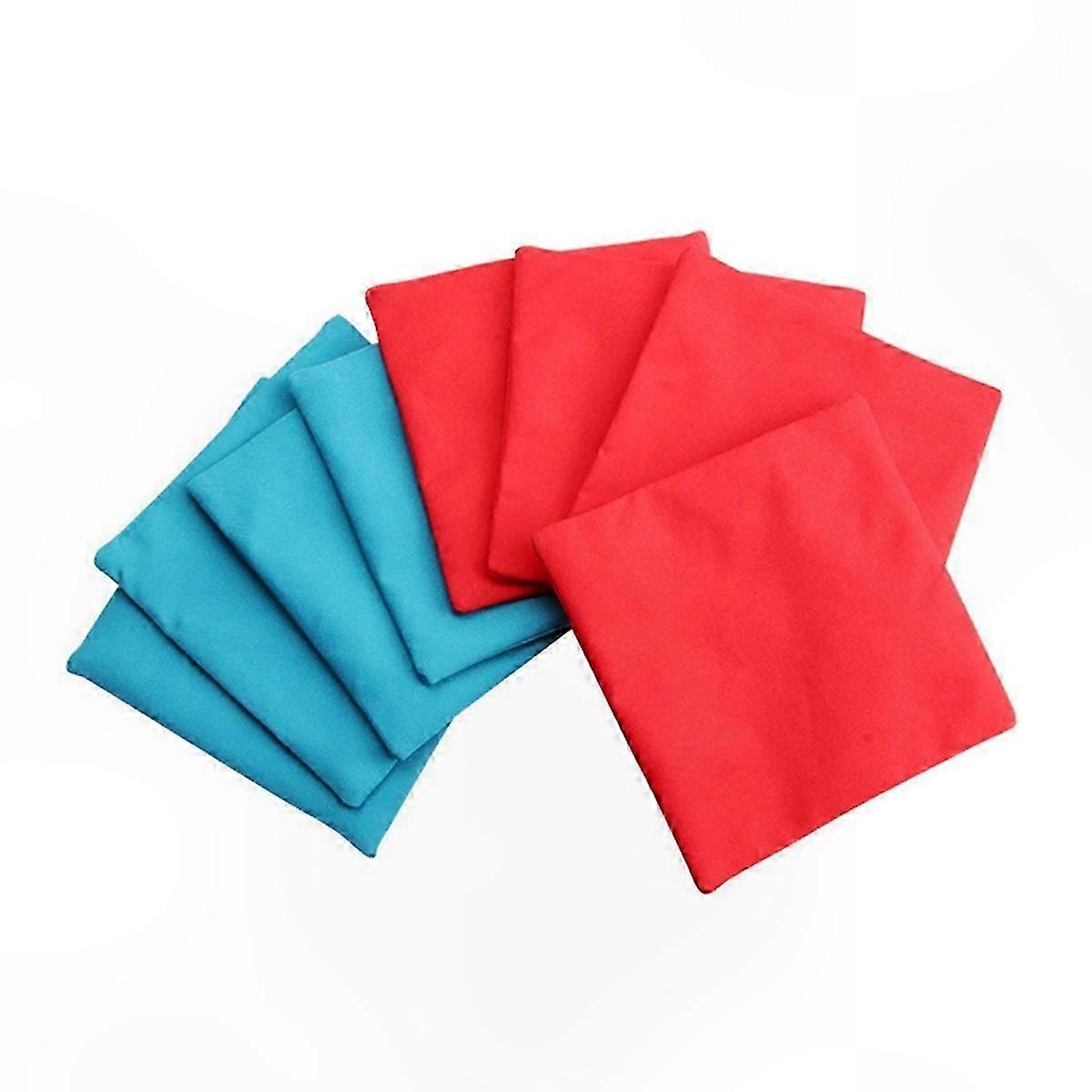 8-Pack Mini Bean Bags for Cornhole Toss Games