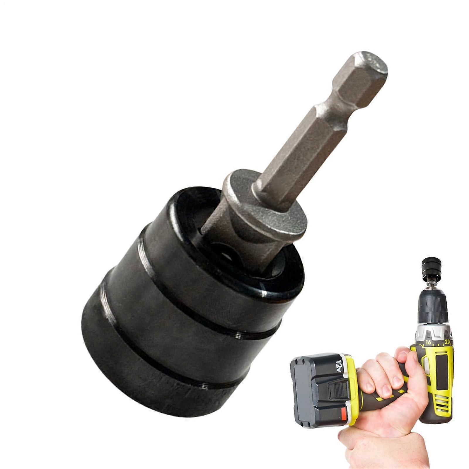 Heavy Duty Socket Converter Car Jack  RV Jack Socket Drill Adapters  Adjustable MultiAngle Tool for Camping Travel Outdoor Vehicle