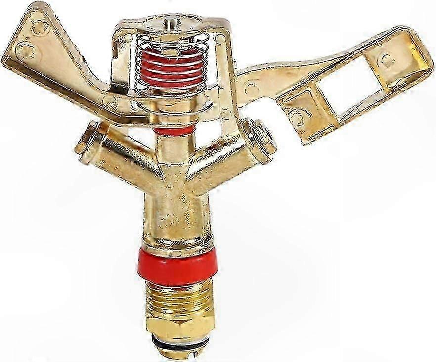360 Degree Rotating Brass Nozzle for Garden Irrigation Systems with 1/2 Inch Connector