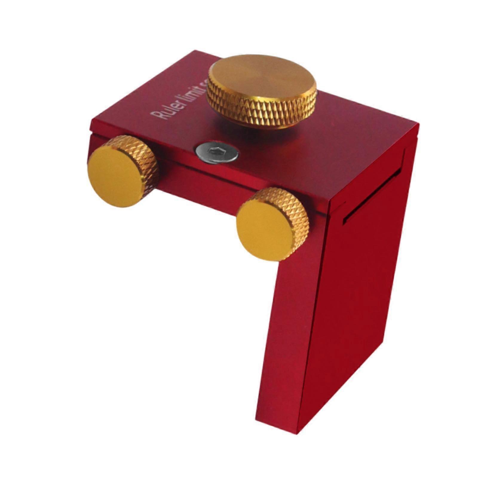 Positioning Block for Woodworking, Durable Stop Tool, Marking Ruler, Practical Fixture for Precision Layout