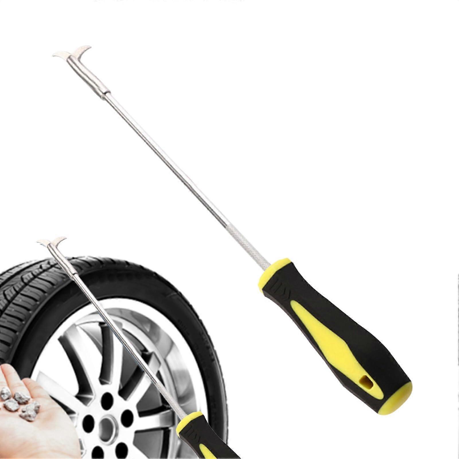 Reifenstein Entfernungshaken, Portable Tire Stone Removal Tool for Car Truck RV, Heavy-Duty Gravel Cleaning Accessory