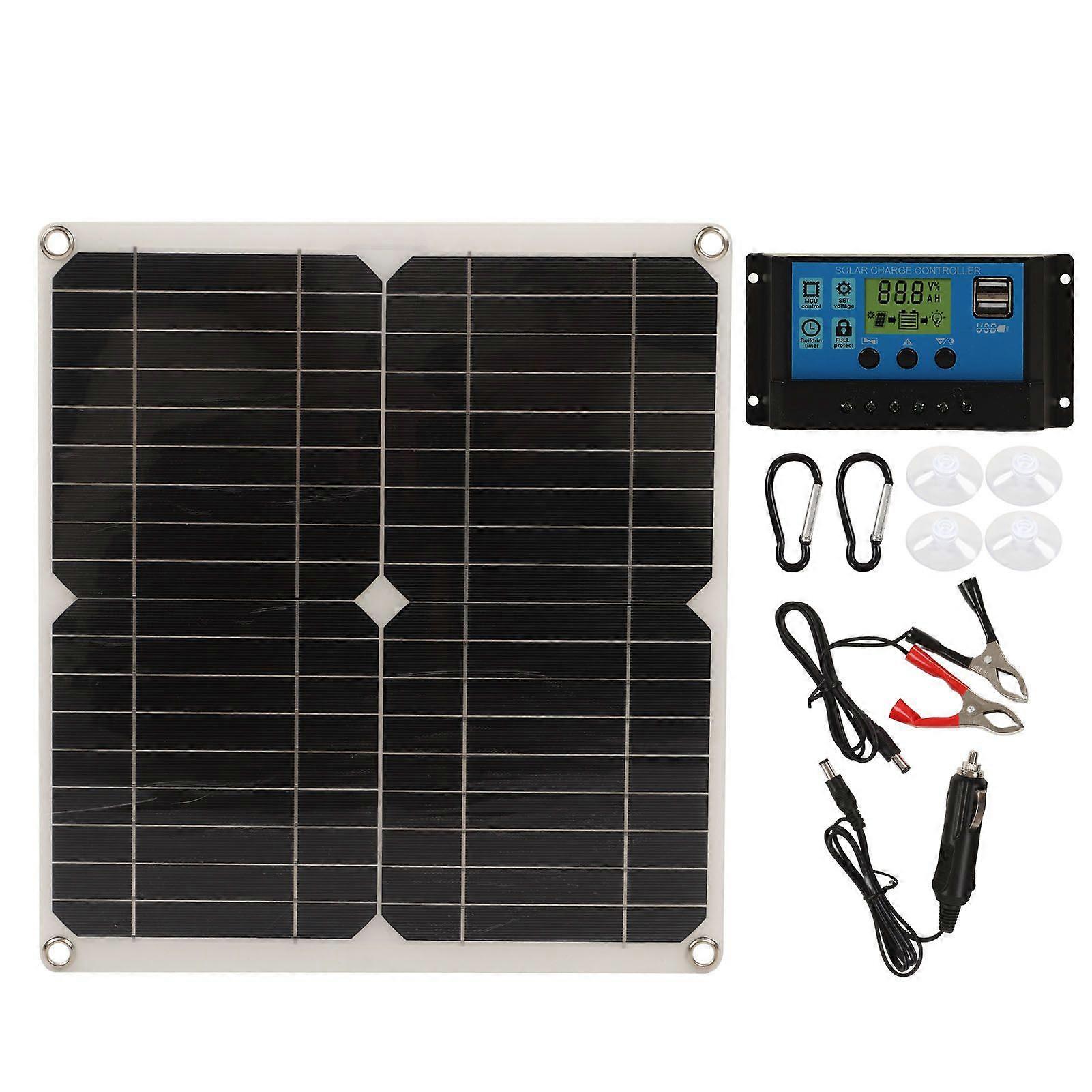 RV boat trailer solar panel 20W 18V 30A high efficiency
